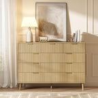 CARPETNAL Fluted 9 Drawer Dresser - Image 8
