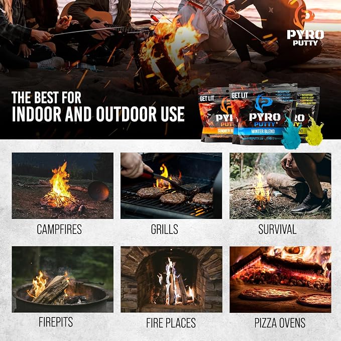 Phone Skope Pyro Putty: Single Use Waterproof Survival Fire Starter, 20 or 50 - Image 3