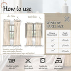 Linen Blackout Curtains 72 Inch Long - Image 9