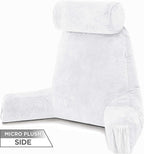 Husband Pillow Medium Aspen Edition White Dandelion, Sit Up Reading & Bed Rest - Image 6