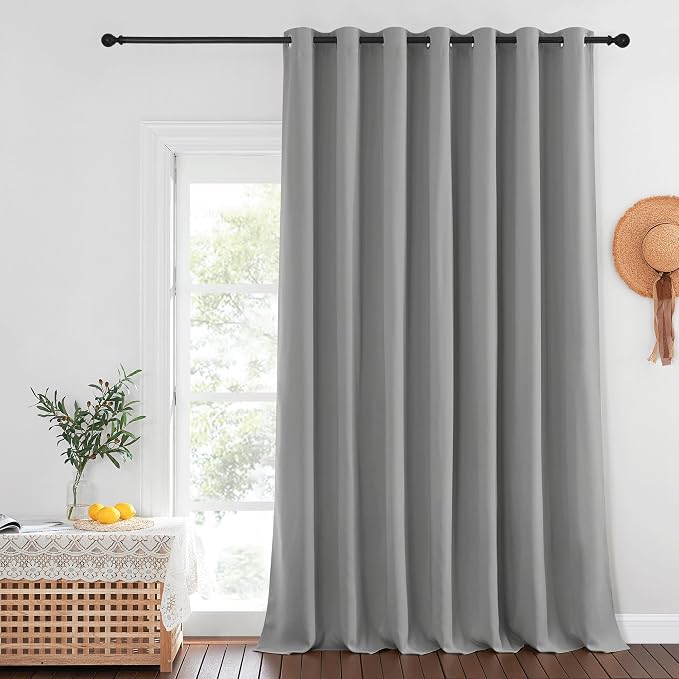 NICETOWN Blackout Curtains for Sliding Glass Door Room Divider Noise Reduce by NICETOWN