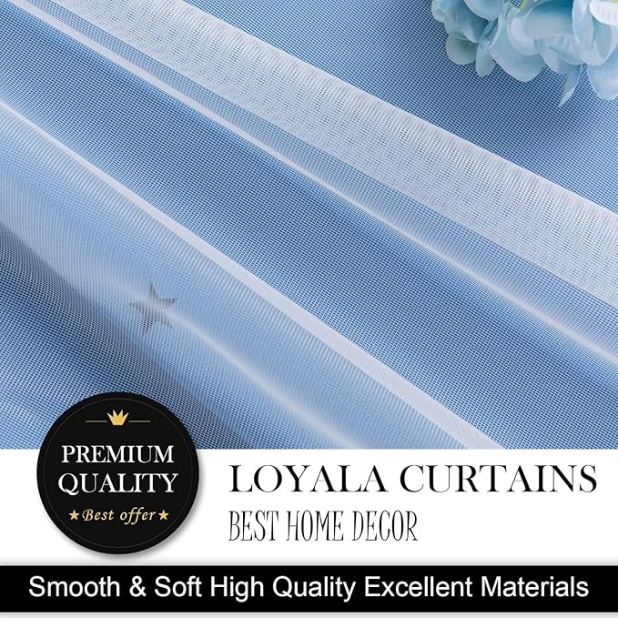 Star Curtains, 2 Panels, Bedroom & Living Room - Image 6