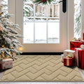 hicorfe Front Door Mat Outside Entrance, Stain and Fade Resistant, Non Slip by Hicorfe