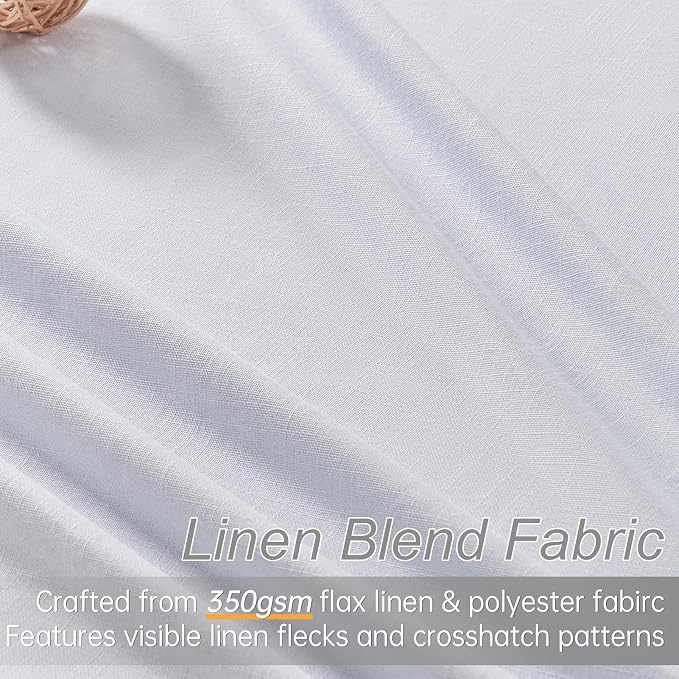 Topfinel White 100% Blackout Curtains 84 Inch Long 2 Panels Set, Pinch Pleat - Image 5