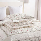 MarCielo 3-Piece 100% Cotton Oversized Bedspread Lightweight Quilt Coverlet - Image 4