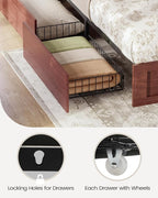 AOGLLATI Farmhouse Queen Bed Frame - Image 6