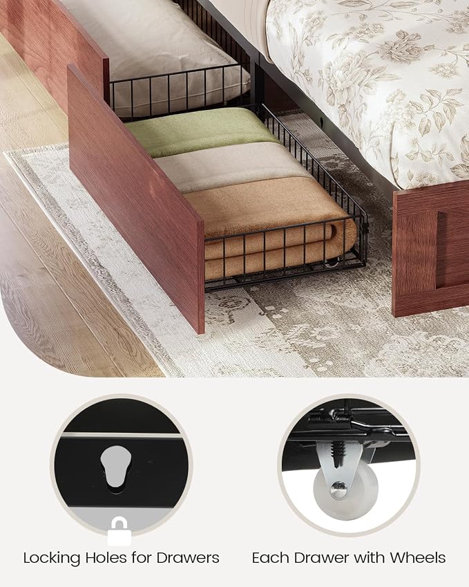 AOGLLATI Farmhouse Queen Bed Frame - Image 6
