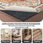 100% Waterproof Rug pad, 2x8 ft Area Rug Non-Slip Rug Pads, 1/4" Thick Carpet - Image 4