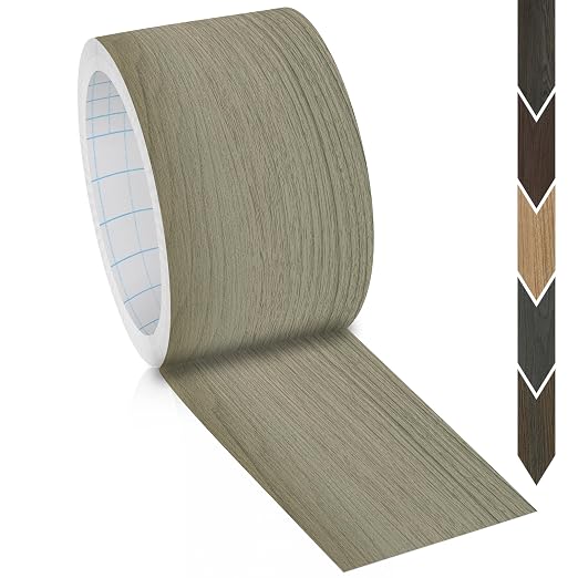 GSCIT Club Wood Grain Repair Tape, 2.4 inch X 25ft Self Adhesive Silver Walnut - Image 7