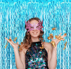 Goer Metallic Tinsel Foil Fringe Curtains - Image 9