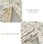 9x12 Area Rugs for Living Room, Non Slip Machine Washable Vintage Rugs - Image 5