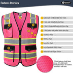 JKSafety Hi Vis Reflective Safety Vests - Image 4