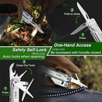 SHALL Multi Tool, 18-in-1 Multitool Pliers, Stainless Steel Multi-tool Pocket - Image 3