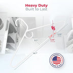 Neaties Heavy Duty Clothes Hangers 30 Pack – Made in The USA – 8lb Capacity - Image 2