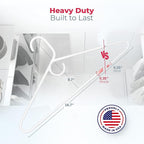Neaties Heavy Duty Clothes Hangers 50+ Pack – Made in The USA – 8lb Capacity - Image 2
