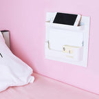 EHKIT Bedside Shelf Accessories Organizer- Wall Mount Self Stick On, Cell Phone by EHKIT