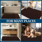 OLANLY Dog Door Mat for Muddy Paws 47x24, Absorbs Moisture and Dirt, Absorbent - Image 8