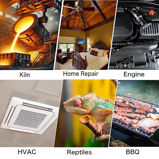 50:1 Infrared Thermometer Gun, -58°F to 2732°F Non-Contact Laser Temperature Gun - Image 6