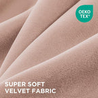 Joydeco Candy Pink Velvet Curtains 96 Inches 2 Panels, Luxury Thermal Insulated - Image 2