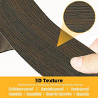 GSCIT Club Brown Walnut Wallpaper, 24 inch X 15ft Self Adhesive Wood Grain - Image 6