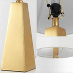 JONATHAN Y JYL1038A 20.5" Modern Glam Gold Table Lamp, Contemporary Geometric - Image 5