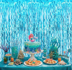 Goer Metallic Tinsel Foil Fringe Curtains - Image 3