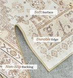 zesthome 12x15 Area Rugs, Large Washable Rug, Ultra-Thin Stain Resistant Rugs - Image 4