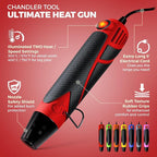 Heat Gun for Crafting, Mini Dual Temp Hot Air Gun Tool for Epoxy Resin - Image 2