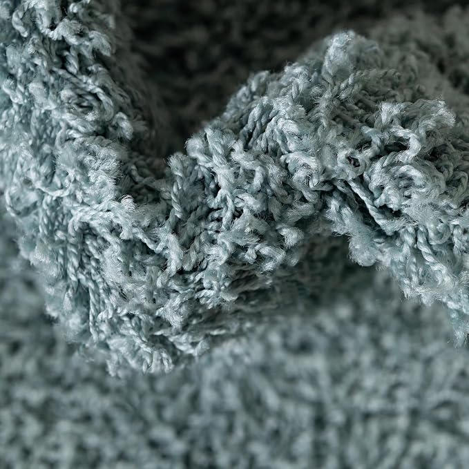 Unique Loom Solid Shag Collection Area Rug - Image 8
