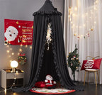 VETHIN Bed Canopy for Girls, Princess Round Dome Dreamy Mosquito Net Bedding - Image 6