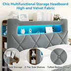 Full Upholstered LED Bed Frame - Image 5