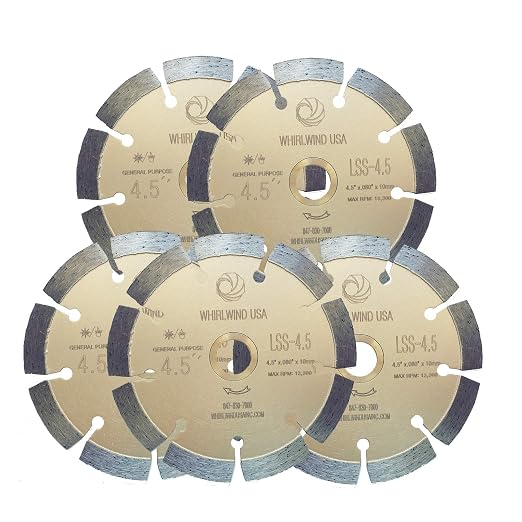 LSS 4 1/2 Inch Diamond Saw Blade, Dry or Wet Cutting Saw Blades - Image 2