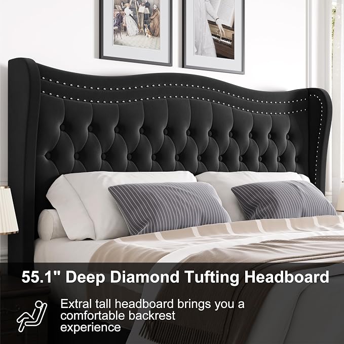 Upholstered Queen Size Bed Frame - Image 6