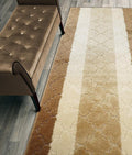 35 Ft Extra Long Beige Kitchen Hallway Runner Rug, Non-Slip Washable 26" X 35' by ORFAHOME