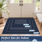 BEQHAUSE Indoor Door Mat 24" x 36", Dirt Trapper Door Mats Non-Slip Entryway - Image 2