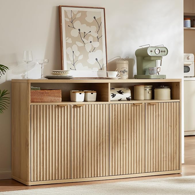 LEYAOYAO Fluted Buffet Cabinet by LEYAOYAO-Findtheshiningpointofyourideallife%EF%BC%81