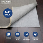 5' x 7' Non-Slip Rug Pad, Reversible Gripper, Non Skid Pads - Image 4
