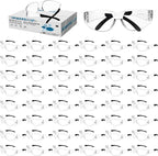 Safety Glasses Ansi Z87.1 Clear Safety Glasses Bulk Impact Resistant Lens by Salfboy