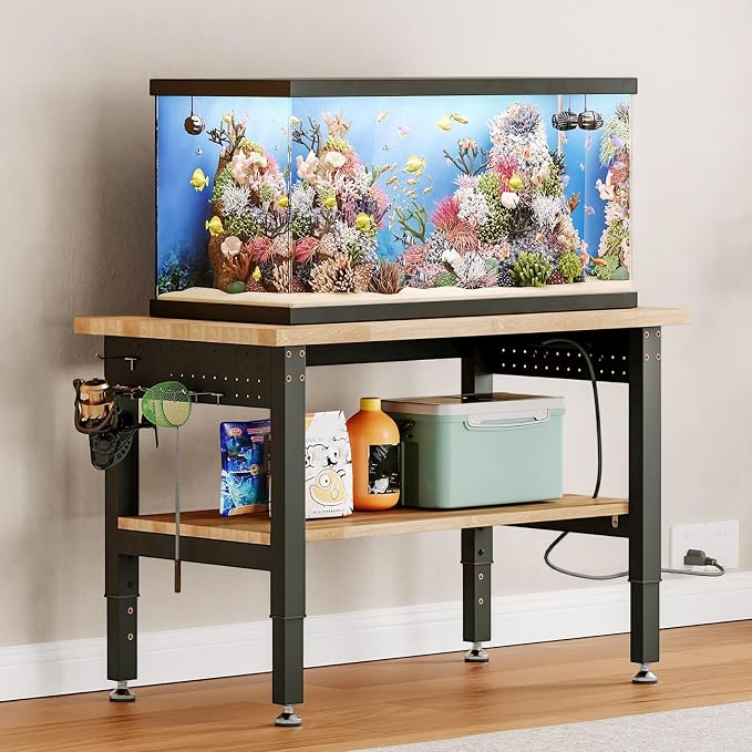 SPECRAFT Adjustable 2-Tier Workbench - Image 4