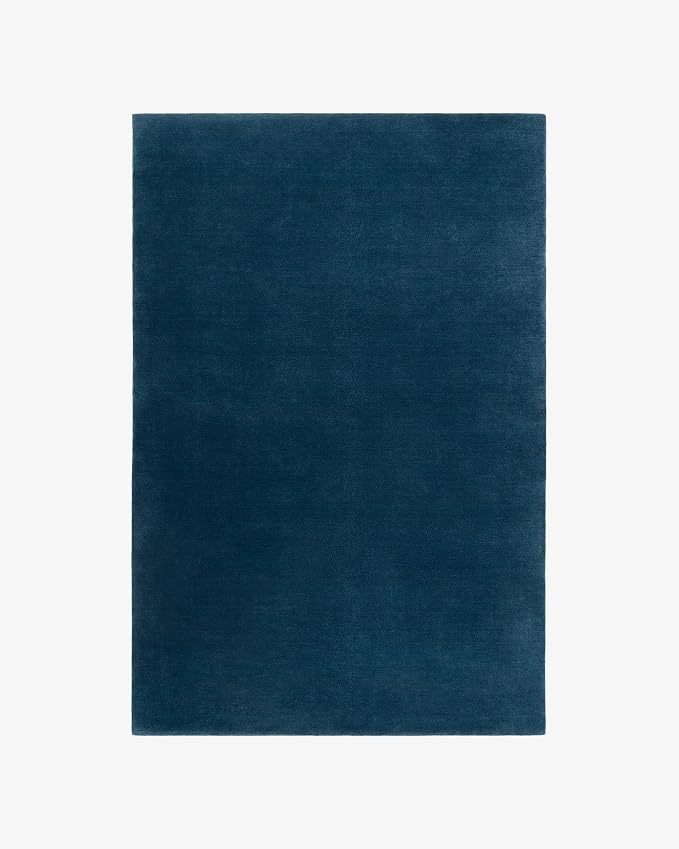 Hand-Tufted Wool Rectangle Area Rug – Soft Premium Wool Carpet by Unknown