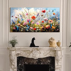 SERIMINO Large Wall Art for Living Room Canvas Prints, Farmhouse Nature Floral - Image 4