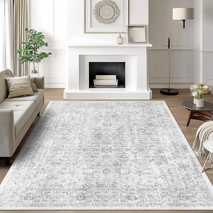 3x5 Rug, Small Area Rug for Living Room, Machine Washable Non-Slip Throw Rug - Image 4