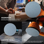 5 inch Sanding Discs 240 grit Mesh Disc Ceramic Abrasive Sandpaper Hook and - Image 6