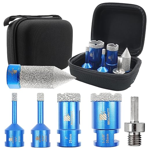 Tile Hole Saw Kit by BRSCHNITT
