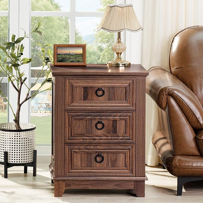 Farmhouse Night Stand Set of 2, Dresser - Image 9