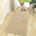 OLANLY Dog Door Mat for Muddy Paws 70x24, Paw Print Design, Absorbs Moisture by OLANLY