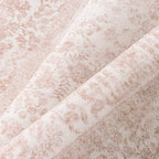 Pink Area Rug 5x8 Machine Washable Vintage Living Room Distressed Non Slip - Image 9