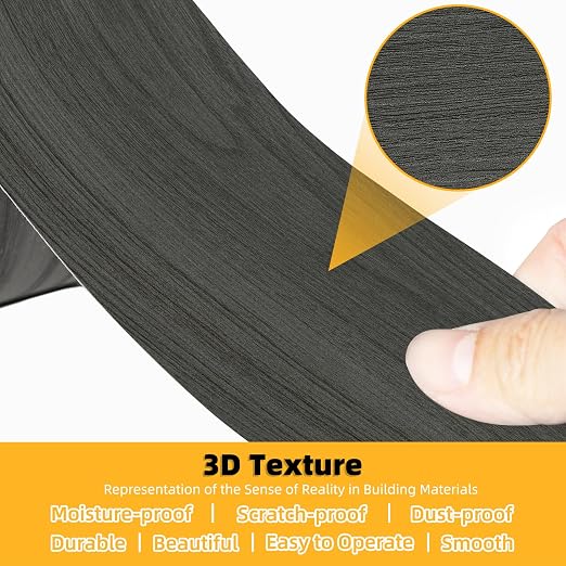 GSCIT Club Dark Walnut Wallpaper, 24 inch X 15ft Self Adhesive Wood Grain - Image 5