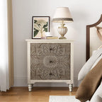 COSIEST 3 Drawers Nightstand Set of 2, Accent Dresser, Bedside Table, Bedroom - Image 7