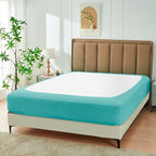 Biscaynebay Decorative Box Spring Cover King & Cal King Size, Aqua Luxurious by Biscaynebay